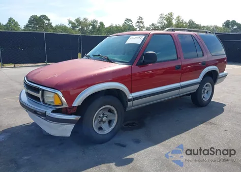 1997 Chevrolet Blazer Ls from USA, damaged, VIN 1GNCS13W2V2213967